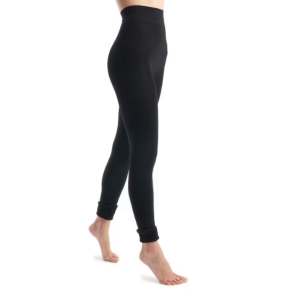 Lemon Fur Cuff Leggings NWT - Picture 3 of 3